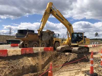 smart construction komatsu excavator
